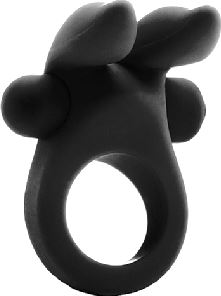 Mjuze - Bunny Cock Ring - Black