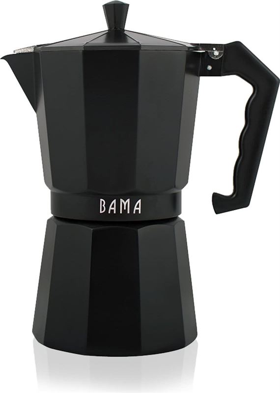 BAMA Espresso Maker Doppio 6 Kops - Mat Zwart