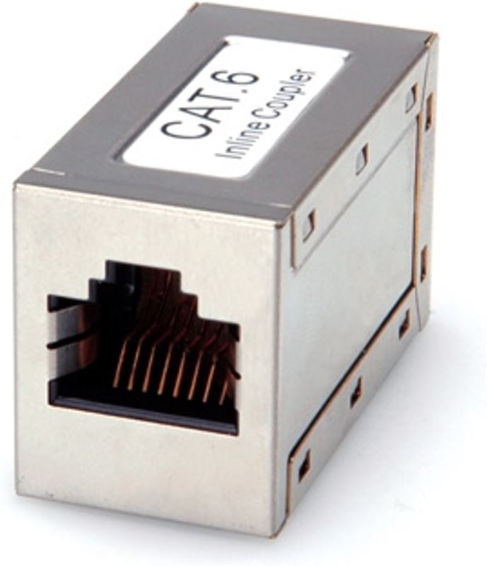 ROLINE RJ-45 koppelstuk afgeschermd Cat.6