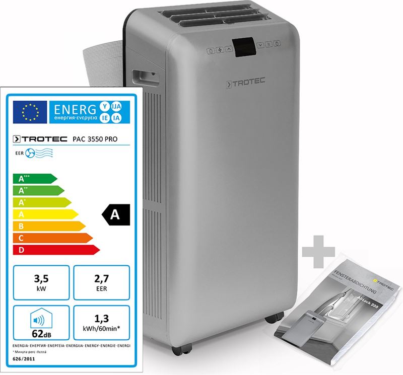 Trotec PAC 3550 PRO & airlock 1000 airconditioner