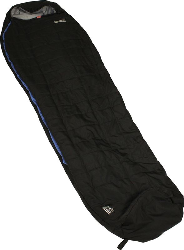 Polydaun Compact Travel Slaapzak - Nibba 80x230x45 cm zwart