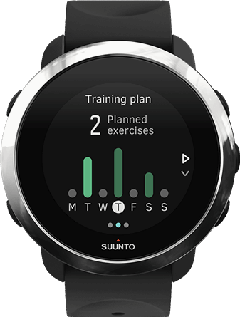 Suunto 3 Fitness zwart, zilver / S|L