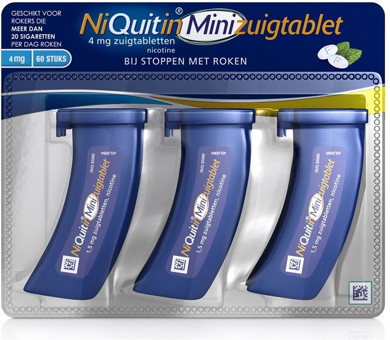 Niquitin Minizuigtabletten 4mg 60st