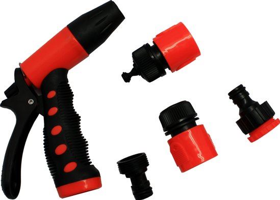 GS Quality Products Spuitpistool / tuinsproeier met koppelingen