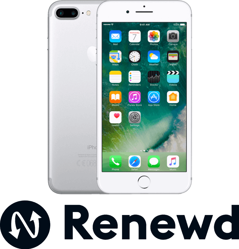 Renewd Apple iPhone 7 Plus refurbished - 32GB Zilver 32 GB / zilver / refurbished