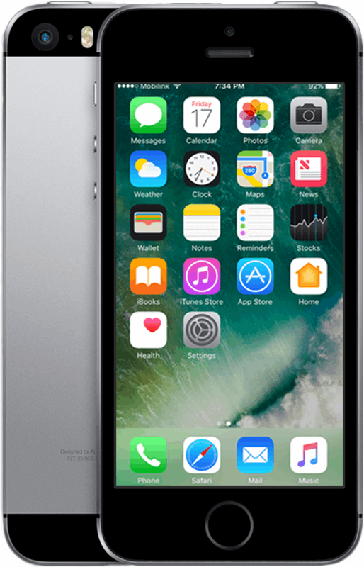 Renewd Refurbished iPhone SE - 32GB - Spacegrijs 32 GB / zwart / refurbished