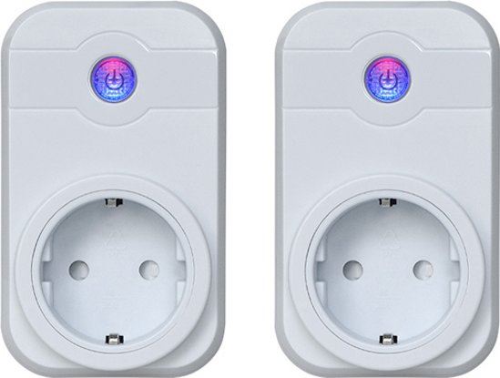 Douxe Twee Smart Wifi Stopcontacten Slimme Stekker Voor Android / iOS Afstandbedienbaar Stopcontact