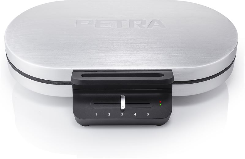 Petra Dubbel wafelijzer RVS WA 25.34