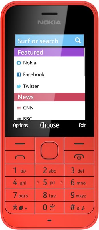 Nokia 220 rood