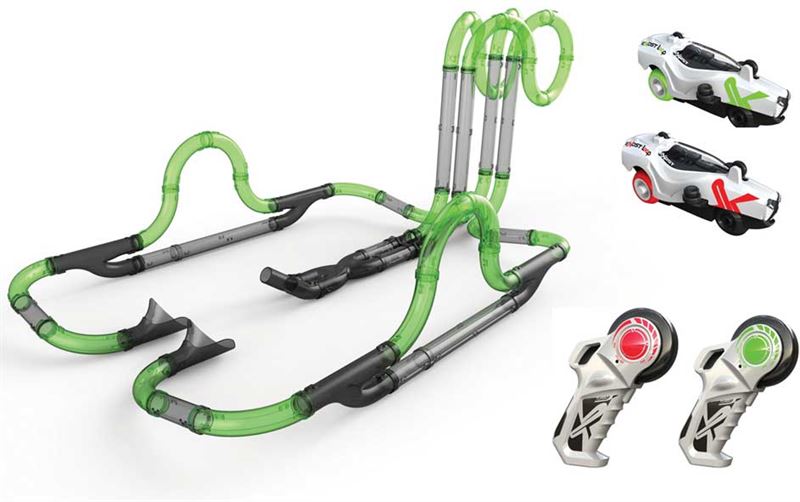 silverlit Exost Loop Super Deluxe 3D racebaan set + raceauto s
