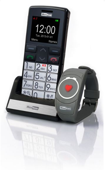 Maxcom MM715BB zilver, zwart