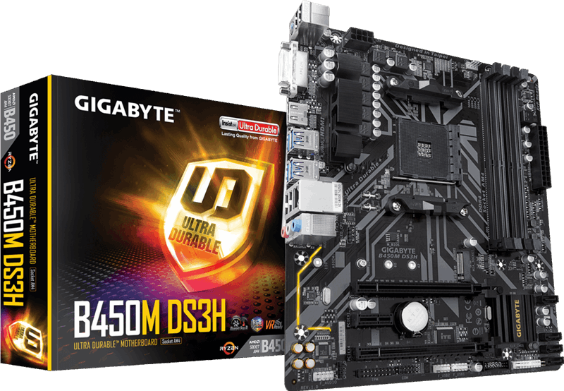 Gigabyte B450M DS3H