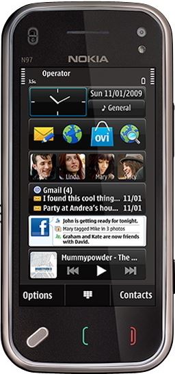 Nokia N97 mini zwart