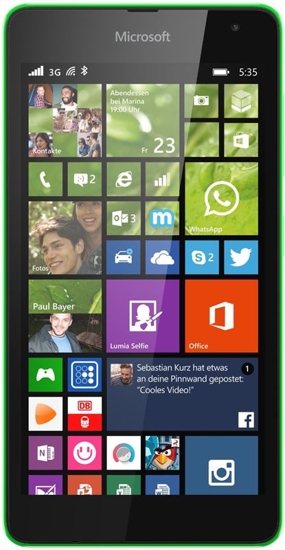 Microsoft Lumia 535 8 GB / groen