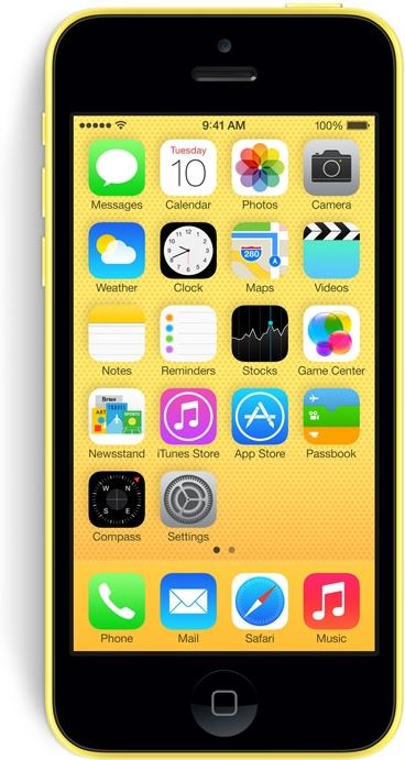 Apple iPhone 5c 8 GB / geel