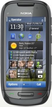 Nokia C7-00 zwart