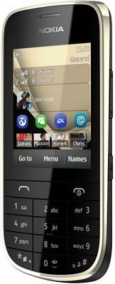 Nokia Asha 202 zwart / (dualsim)