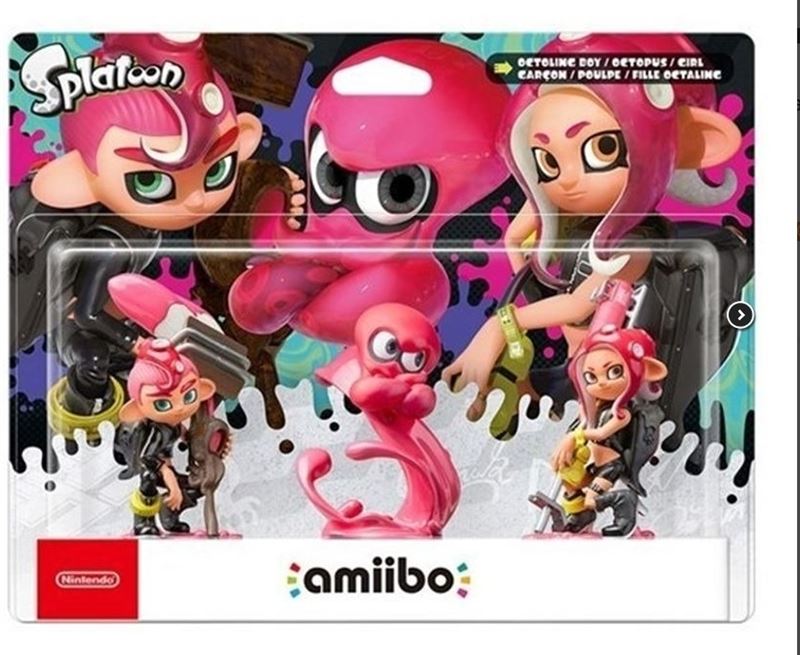 Nintendo Amiibo Splatoon Octoling 3-Pack