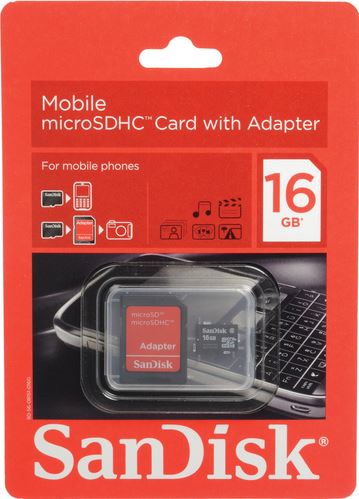 Sandisk 16GB microSDHC