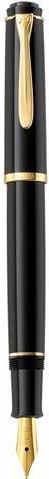 pelikan vulpen »Classic P 200 zwart vergulde edelstalen punt schrijfpuntbreedte M