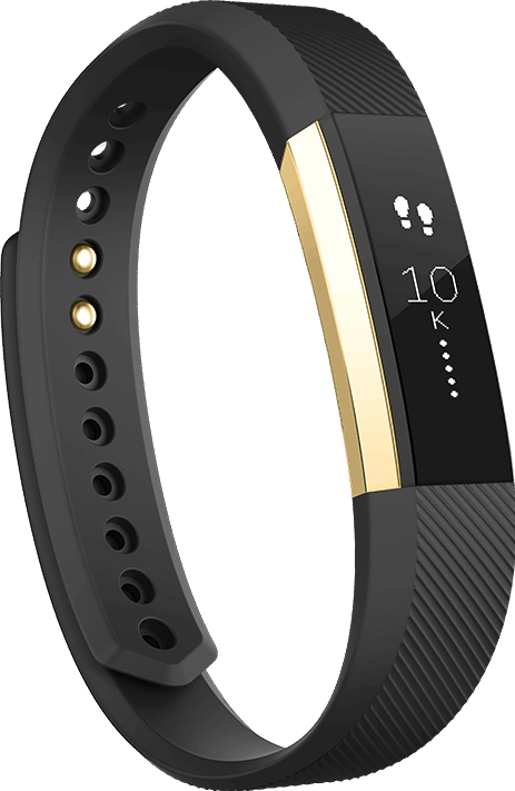 Fitbit Alta zwart, goud / L