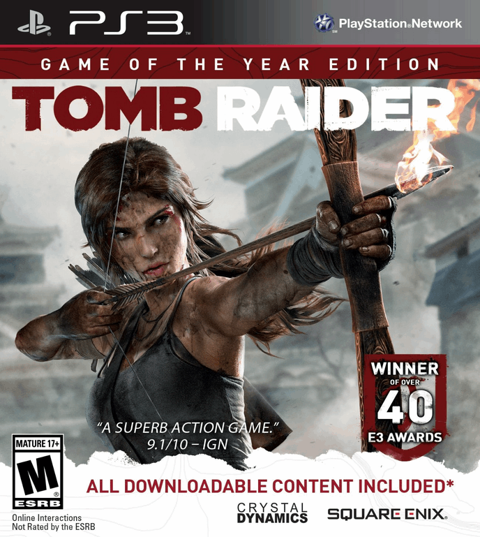Square Enix Tomb Raider Game Of The Year Edition, PS3 PlayStation 3