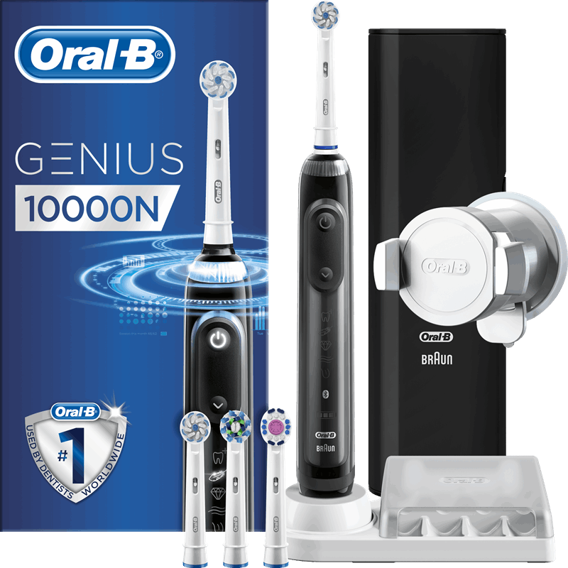 Oral-B Genius 10000N Black Elektrische Tandenborstel Powered By Braun