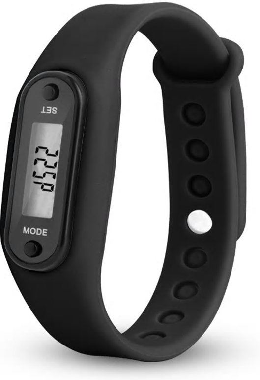 Digitale LCD Stappenteller - zwart - calorie - loopafstand - steps - teller - stappenteller