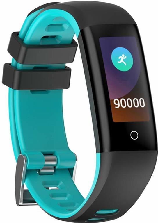 Smartwatch-Trends Activity Tracker G16 met Hartslagmeter - Stappenteller - Kleurenscherm - Lichtblauw