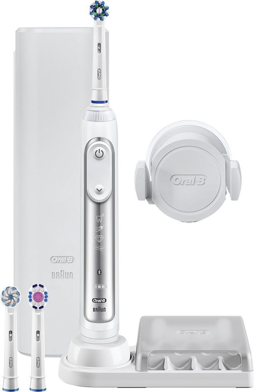 Oral-B Genius 8000N Silver Elektrische Tandenborstel Powered By Braun