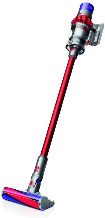 Dyson V10 Fluffy Nikkel/Rood