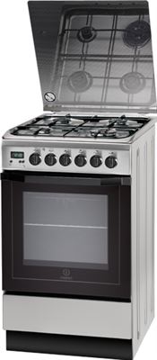 Indesit I5TMH6AG(X)/NL zwart, roestvrijstaal