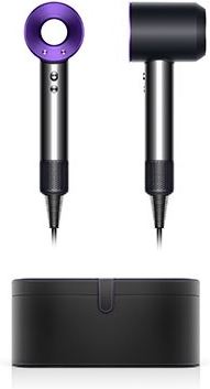 Dyson Supersonic fohn nikkel/violet met zwarte opbergdoos
