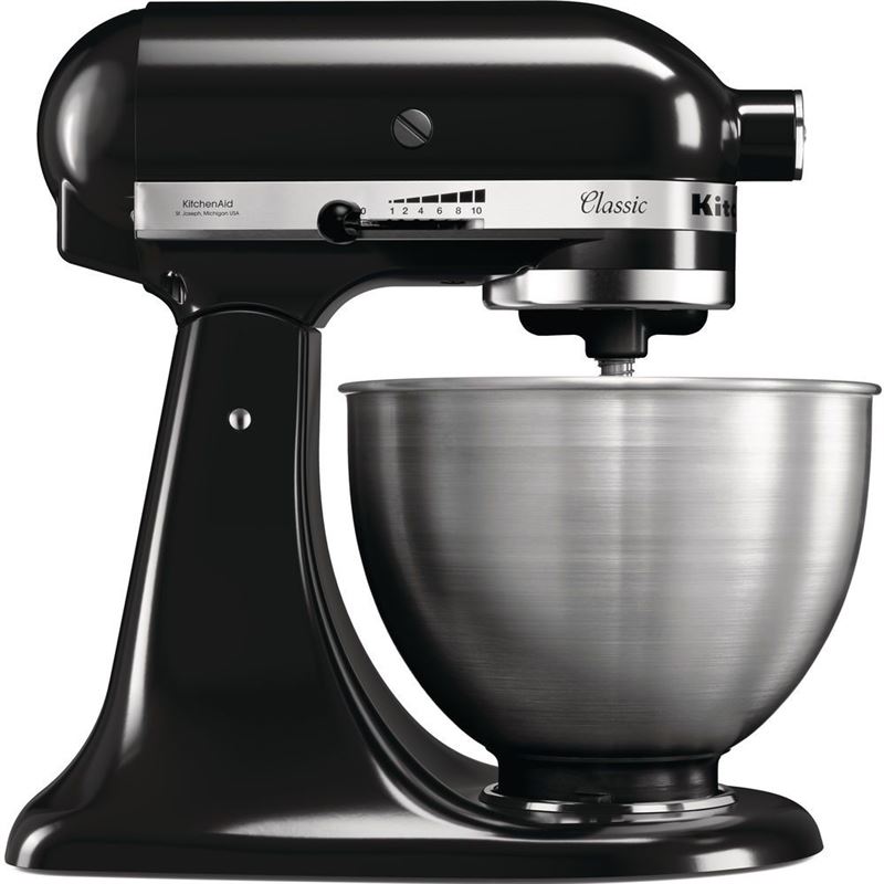 KitchenAid 5K45SSEOB zwart, metallic