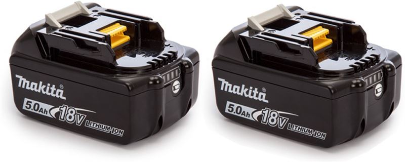 Makita 197288-2 BL1850B Duopack 18V Li-ion accu - 5.0Ah 2 stuks