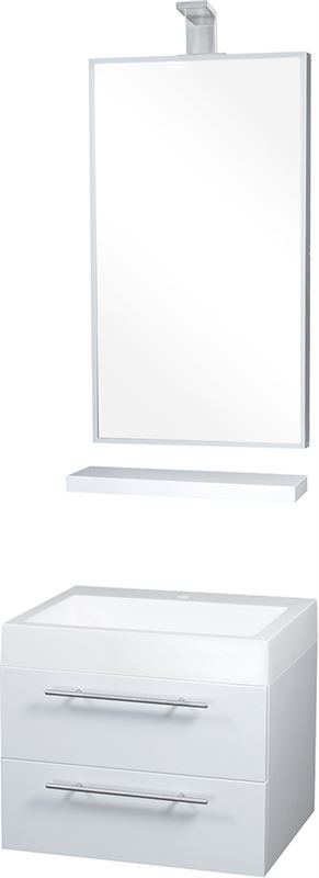 Differnz Force Badkamermeubel - 58 cm - Wit