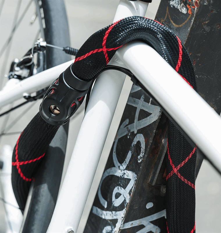 Abus Ivy Steel-O-Chain 9100 - Kettingslot - ART3 - 110 cm - Zwart