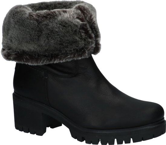 Panama Jack - Piola B23 - Enkellaarsjes stoer - Dames - Maat 40 - Zwart;Zwarte - Napa Grass Negro/Black