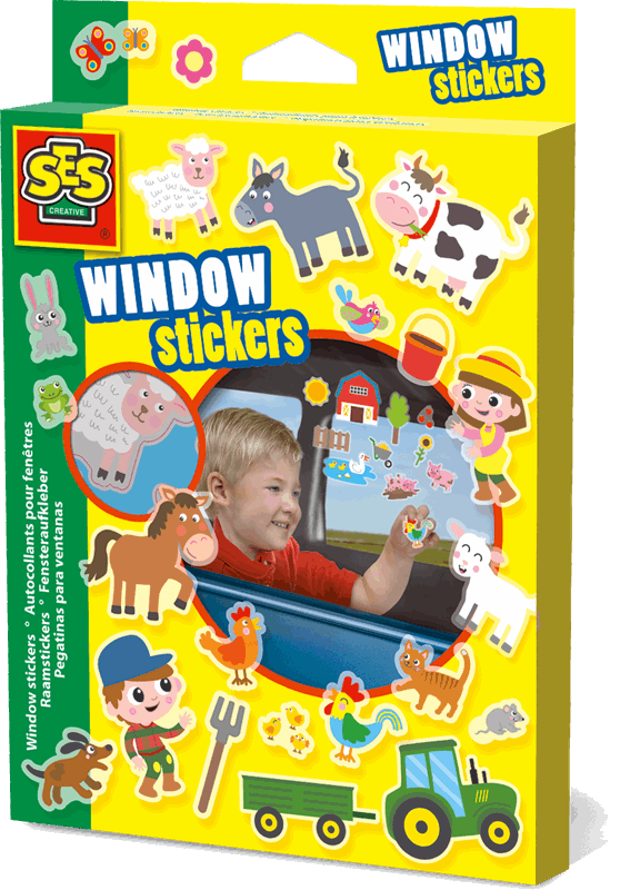 ses raamstickers boerderij