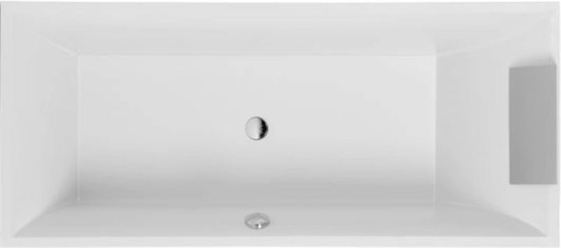 Villeroy & Boch Squaro bad 180x80cm quaryl rechthoekig met poten wit