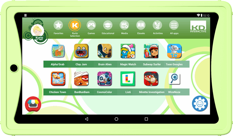 Kurio Tab Lite licht groen