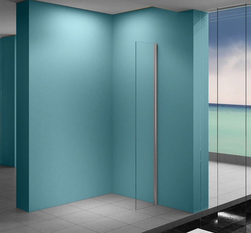 Wiesbaden Eco zijwand met muurprofiel 400 x 2000 8 mm Nano