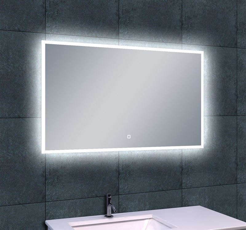 Wiesbaden Quatro-Led Dimbare Condensvrije Spiegel 100x60