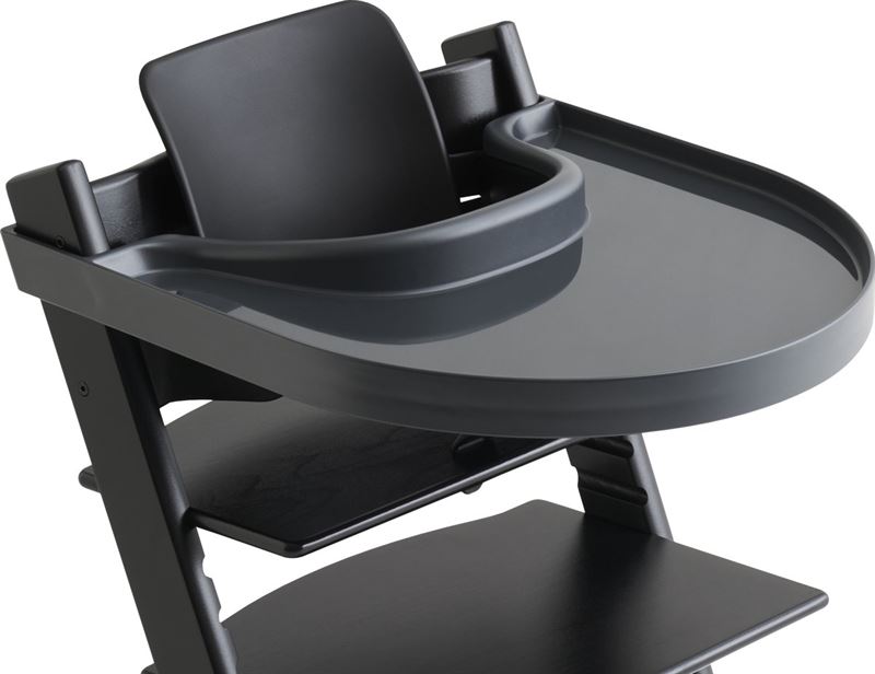 Playtray Tafelblad - voor Stokke Tripp Trapp - Met riempje - Antraciet
