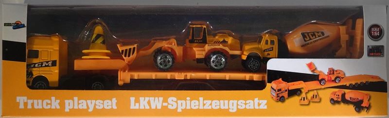 Truck Playset Speelgoed Truck ZwartAuto sOplegger