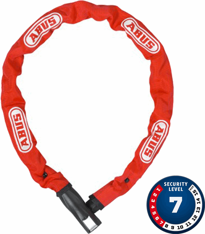 Abus Ionus 8800 - Kettingslot - 120 cm - Rood