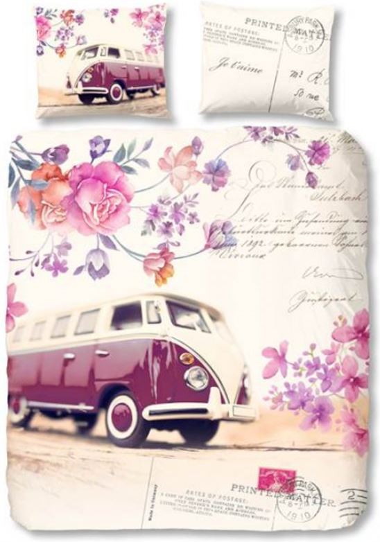 Snoozing Holiday flanel dekbedovertrek Multi Lits jumeaux 240 x 200220 cm 2 slopen