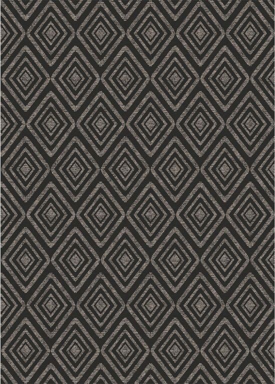 Ruggable - Prism Black 90 cm x 150 cm - Wasbaar vloerkleed