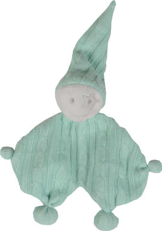 Prénatal tutpopje gebreid mint