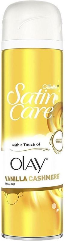 Gillette Satin Care Scheergel - Olay Vanilla Cashmere 200 ml